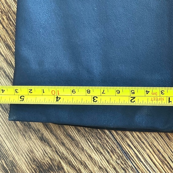 Fendi straight leg Black & Blue leather pants - Picture 9 of 9